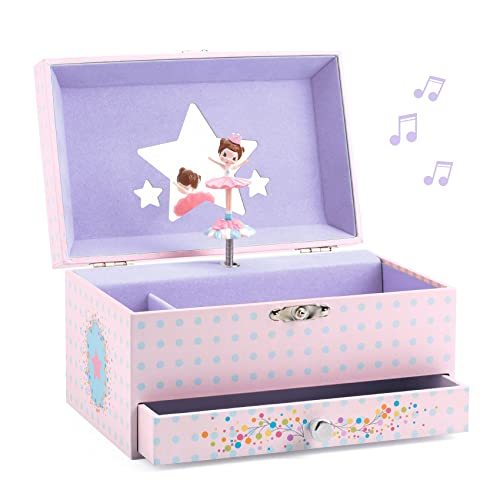 オルゴール 女の子 プレゼント アクセサリーケース 子供 ジュエリーケース 宝箱 アクセサリー ボックス ピンク かわい・・・