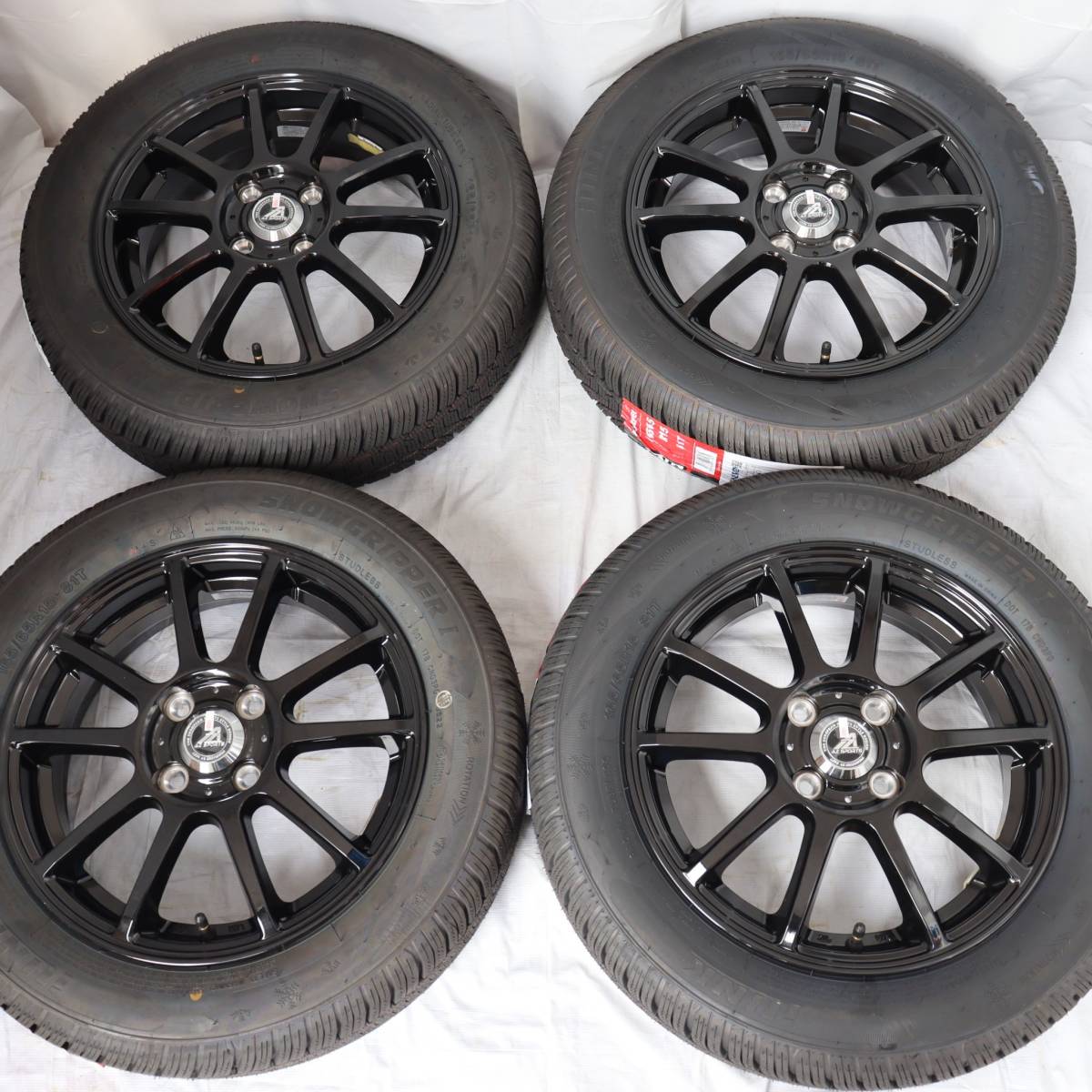 新品 15インチ 4.5J スタッドレス付4本SET 165/65R15 2023年製 ILINK タフト (W1533-2)_画像1