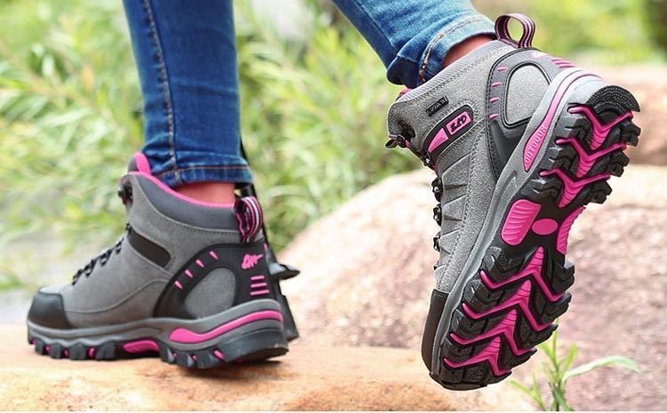  trekking shoes mountain climbing shoes lady's high King shoes outdoor shoes camp shoes mountain climbing is ikatto light weight . slide 23.5cm