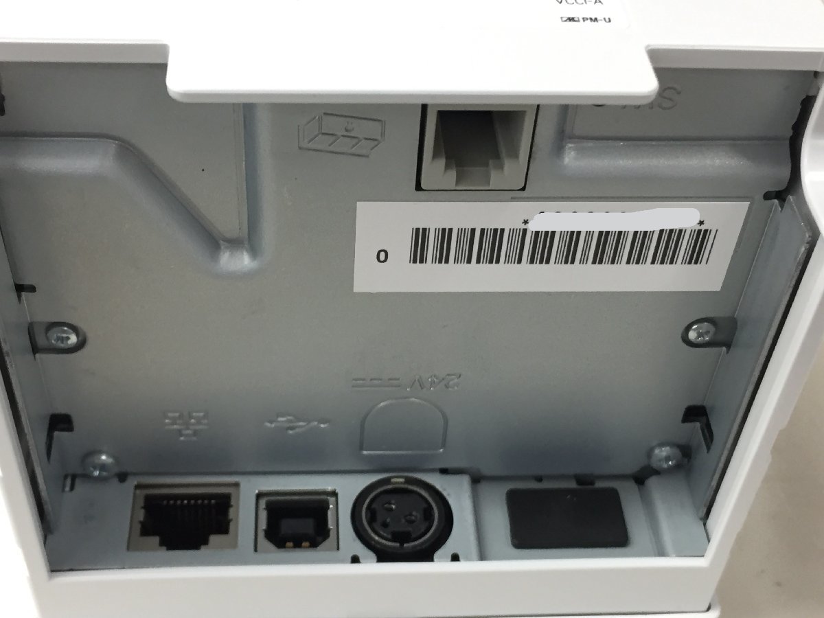 美品オートカット僅か56回EPSON コンパクト レシートプリンター TM-m10 621(M332B )有線LAN　USB対応 純正アダプター付属