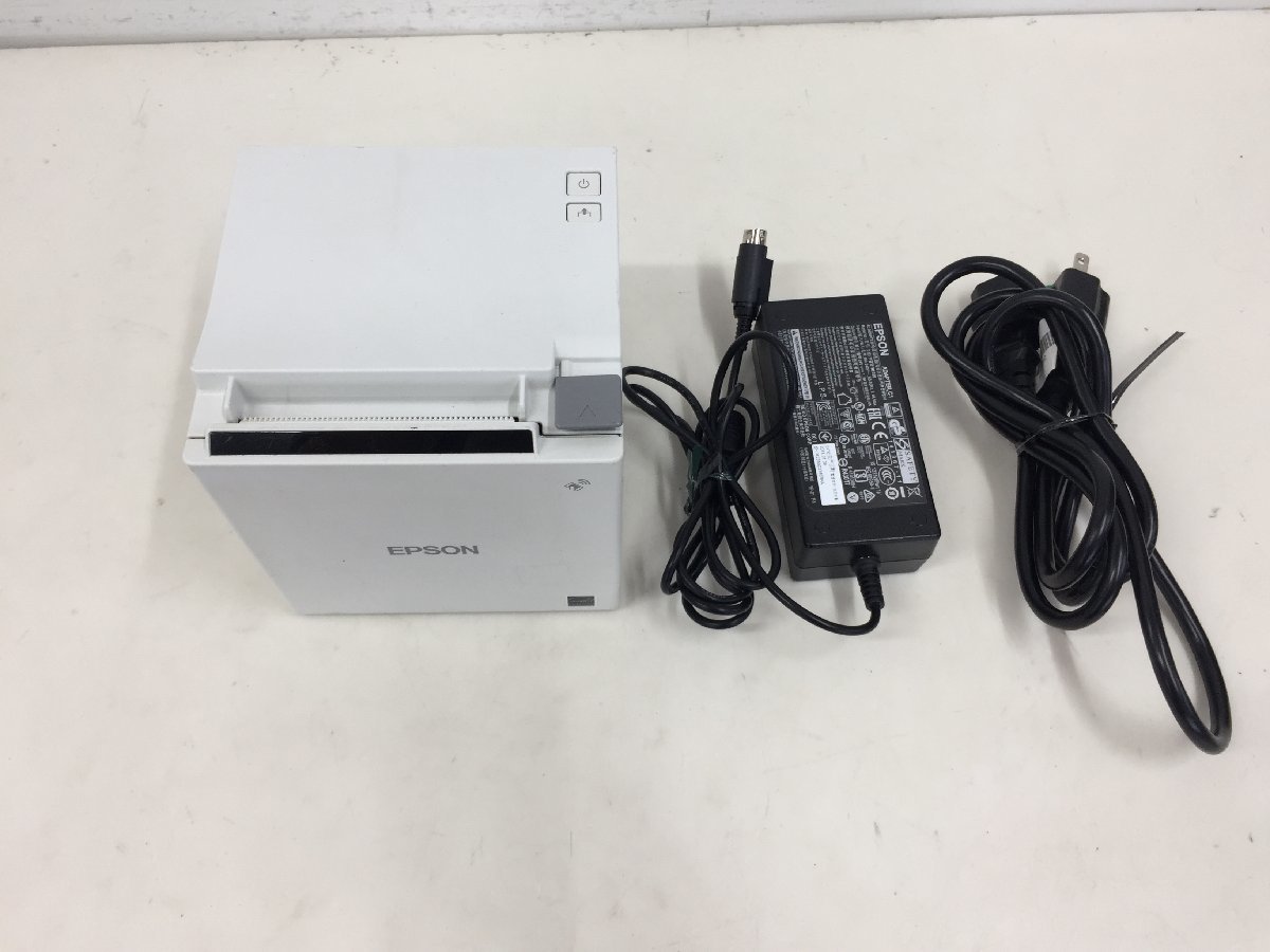 EPSON TM-m30　611 MODEL M335B レシート プリンター 純正ACアダプター付属(管２Ｆ）_画像1