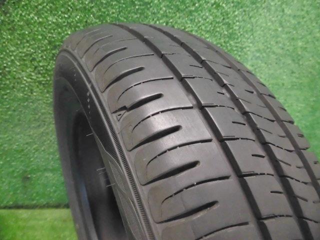 ダンロップ DUNLOP 夏タイヤ 1本 ENASAVE EC204 155/65R13 2017年 9分山 バリ山_画像1