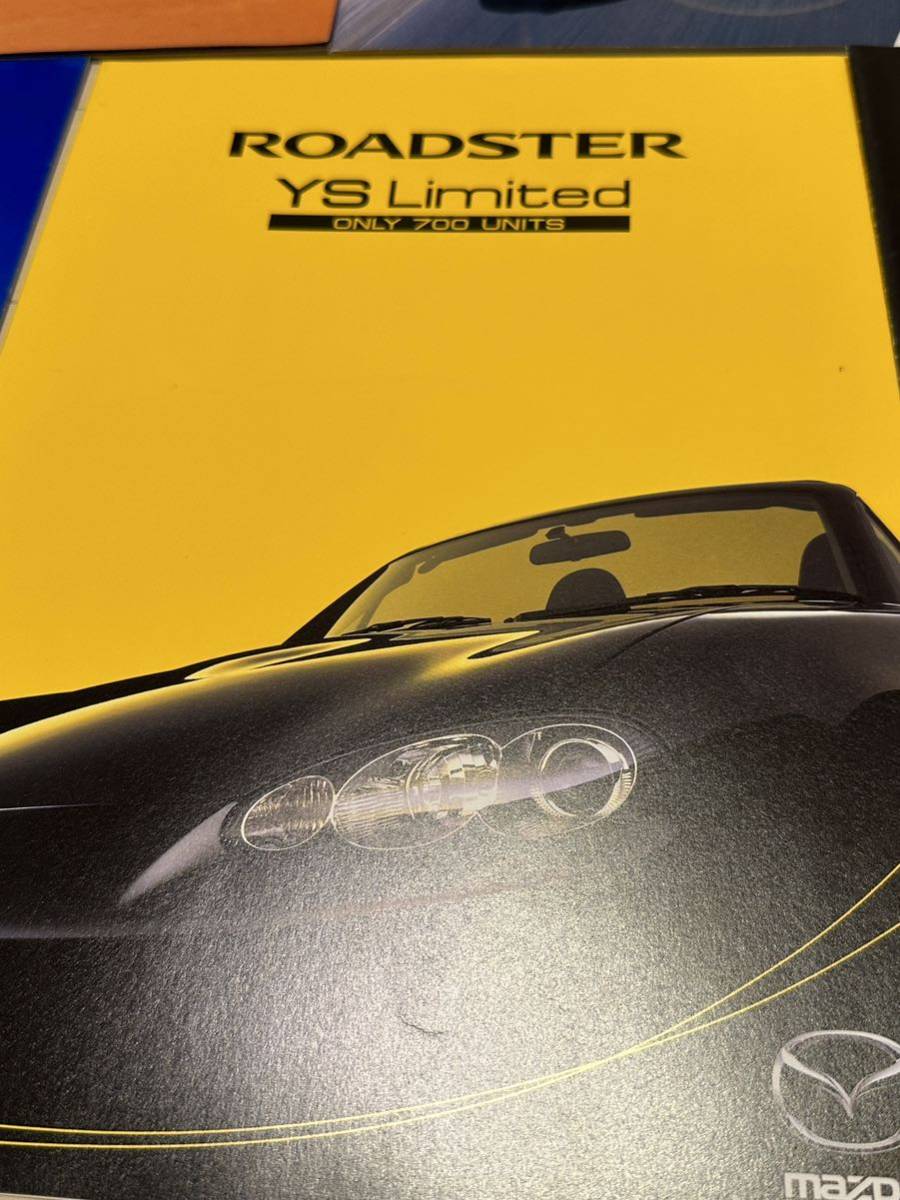  Mazda Roadster roadster NB catalog 7 pcs. set limited model 10th Anniversary Model YS L imited web-tuned 10 anniversary Anniversary 