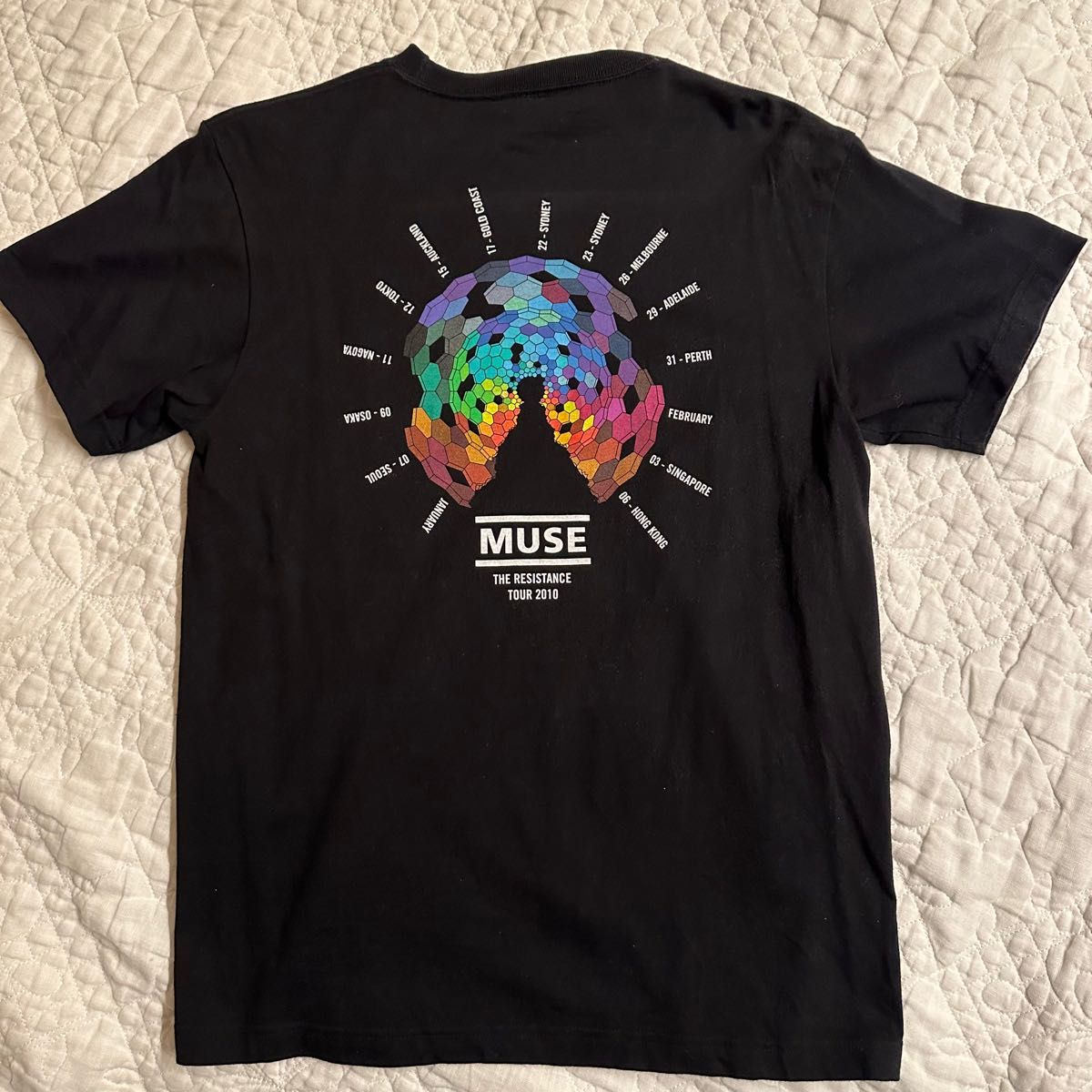 MUSE レジスタンスツアー Tシャツ ロック Tシャツ ミューズ MUSE ミューズ ツアー2010グッズ