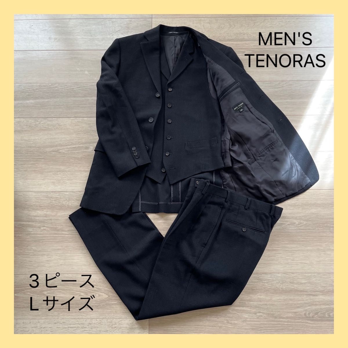 MEN´S TENORAS メンズティノラス 3ピース Lサイズ-