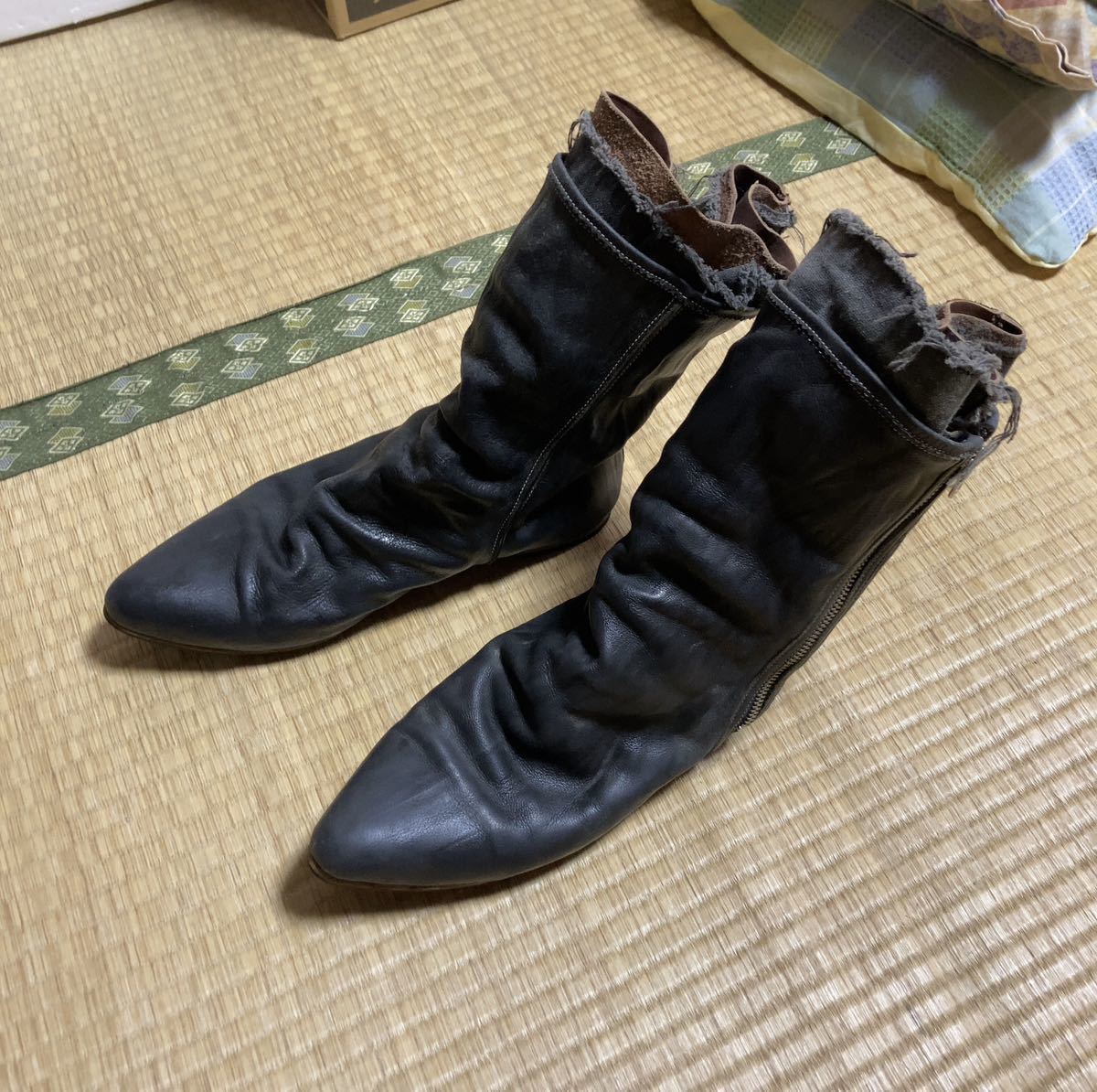 ミハラヤスヒロ　レイヤード　ブーツ　シューズ　スニーカー　ユリウス　guidi