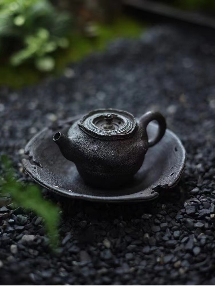 超人気☆職人手作り 陶器 煎茶道具 茶壺 茶壷 急須 常滑焼 茶器 茶道具 容量：110ML