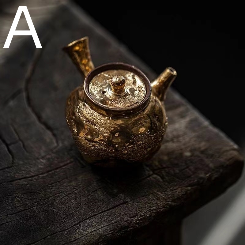 超人気☆職人手作り 陶器 煎茶道具 茶壺 茶壷 急須 常滑焼 茶器 茶道具 容量：A105 B70ML