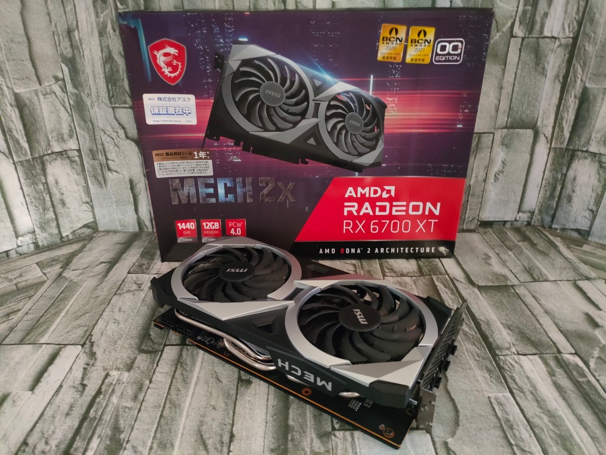 売れ筋新商品 Radeon MSI AMD RX6700XT 【グラフィックボード】 OC 2X