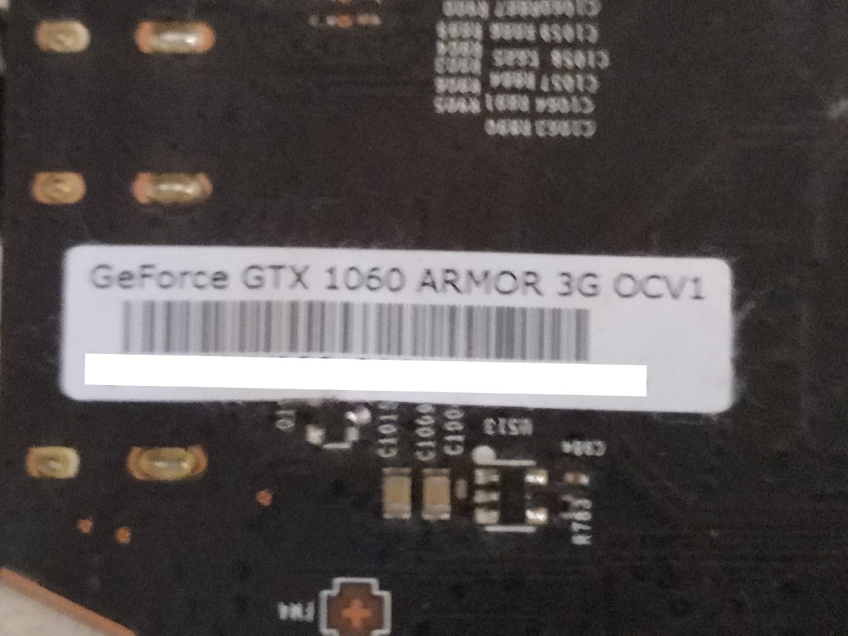 NVIDIA MSI GeForce GTX1060 3GB ARMOR OC V1 【グラフィックボード】_画像7