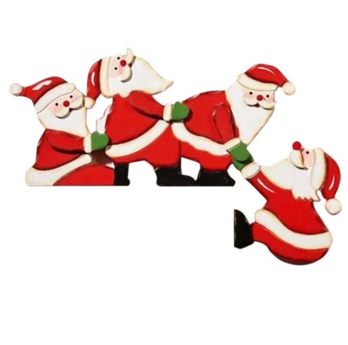 クリスマス　装飾　サンタ　ウッド　コーナーフレーム　雑貨　飾り　インテリア　北欧　 クリスマス飾り　オーナメント　インテリア　