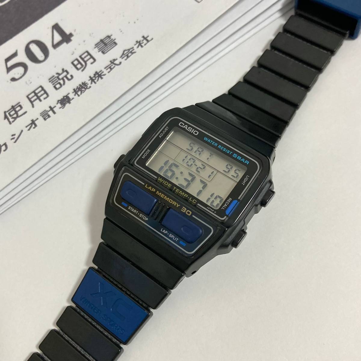 激レア 美品 カシオ CASIO WINTER SPORTS XC-30 耐低温モデル WW-5300C