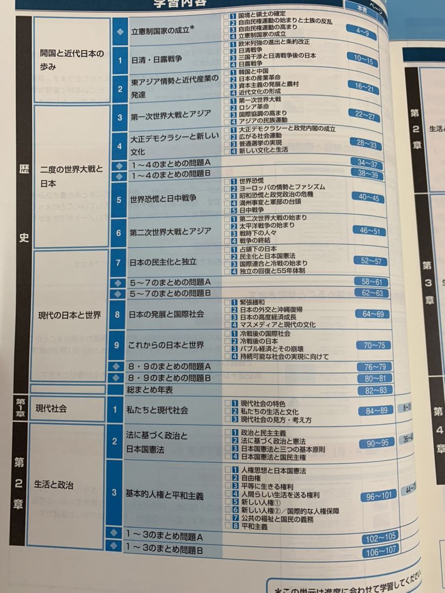 現行版★ i ワーク塾用教材★中学生社会★中学３年★日本文教★アイワーク★教科書準拠★新品未使用★回答付き★定期テスト対策★歴史公民