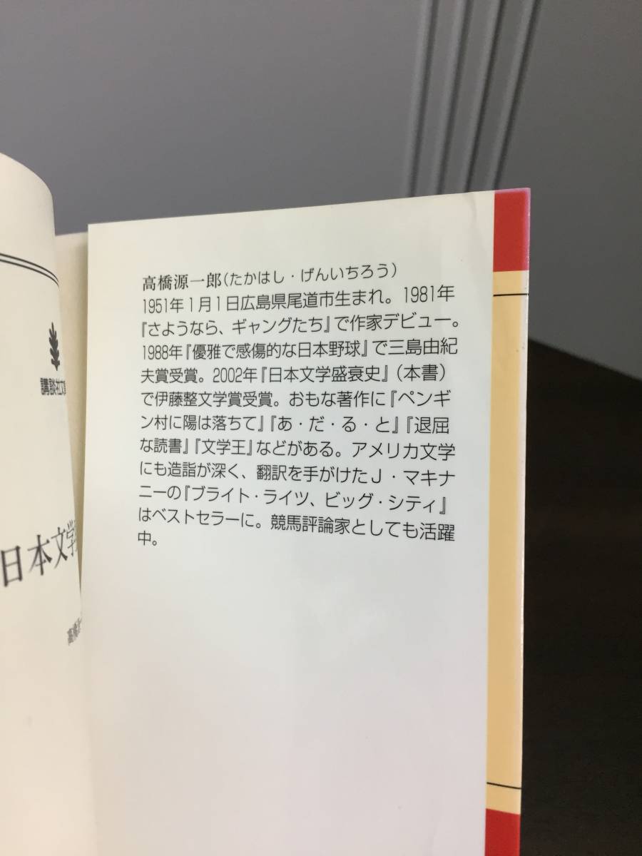 日本文学盛衰史　講談社文庫　高橋 源一郎 著　A323_画像7