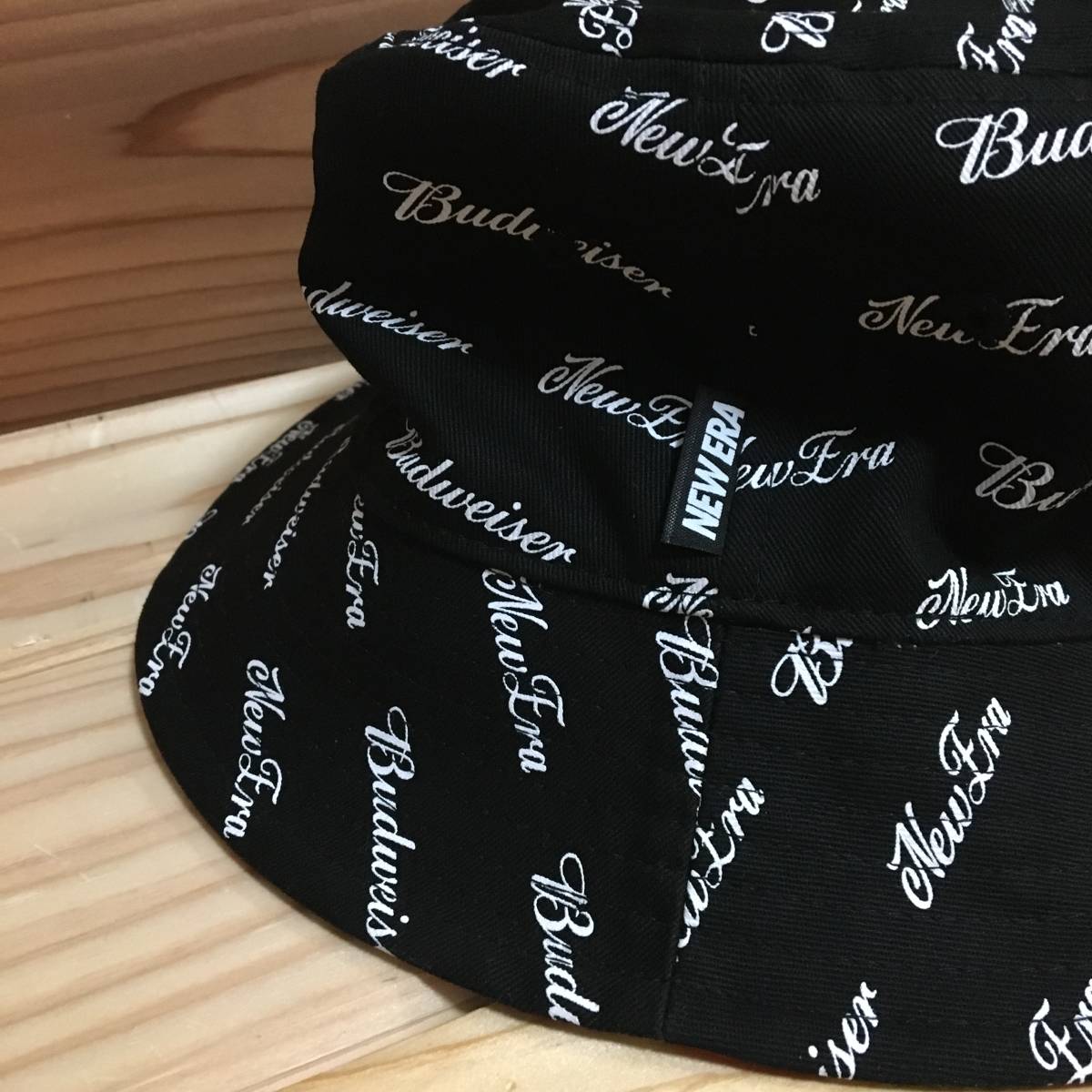 新品 NEW ERA x Budweiser バドワイザー バケットハット リバーシブル HAT 帽子 cap キャップ ビール 総柄 supreme huf_画像4