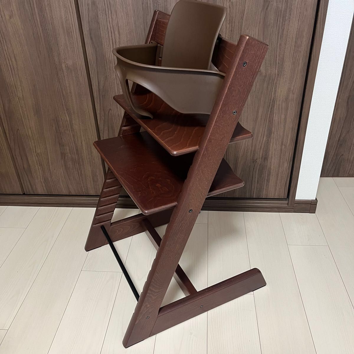 超目玉 STOKKE N3 トリップトラップ S ウォールナットブラウン ベビー