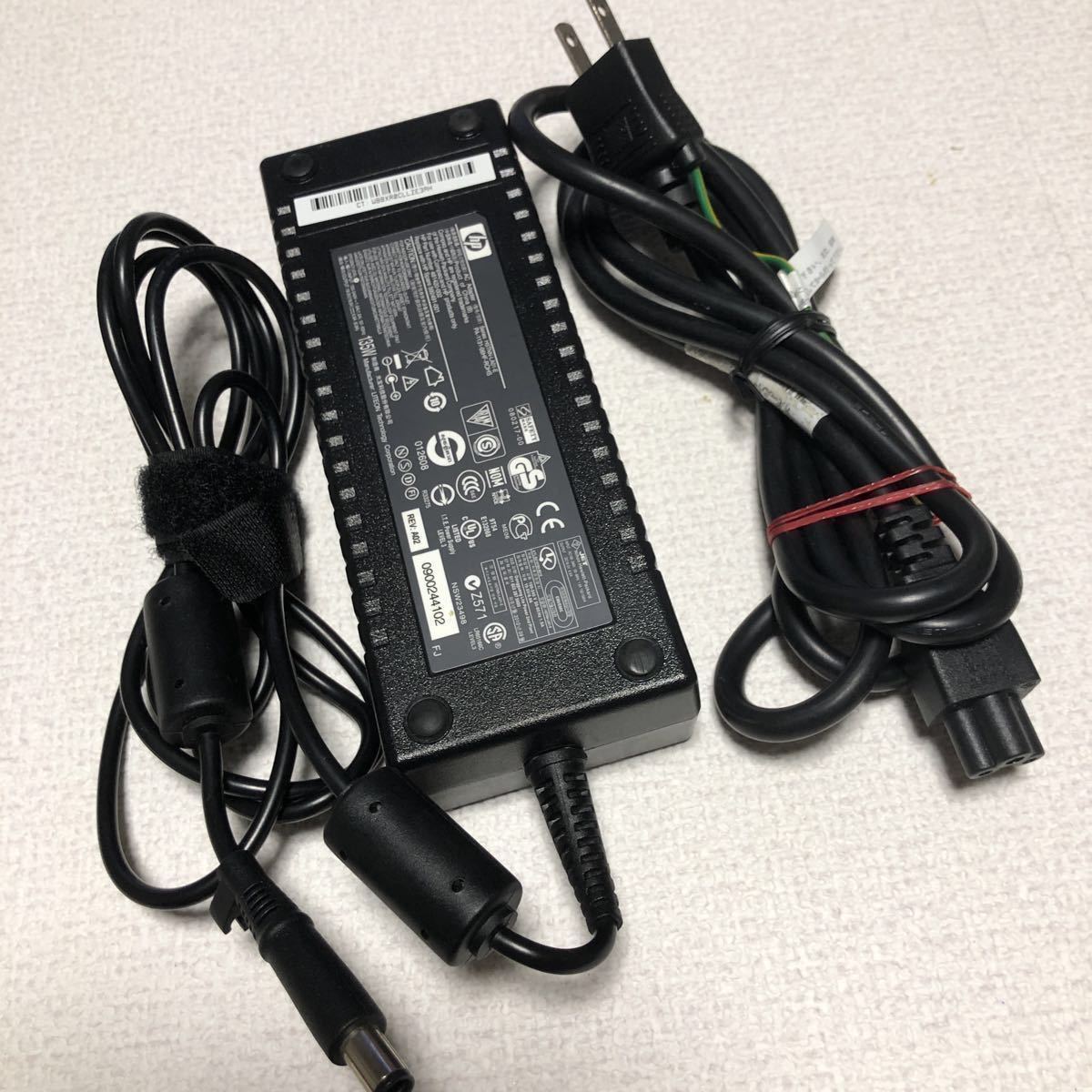 中古HP 8000 8200 8300 Elite USDT用ACアダプター HSTNN-LA01-E 135w 19.5v/6.9A 動作済み 管理番号SHA894_画像1