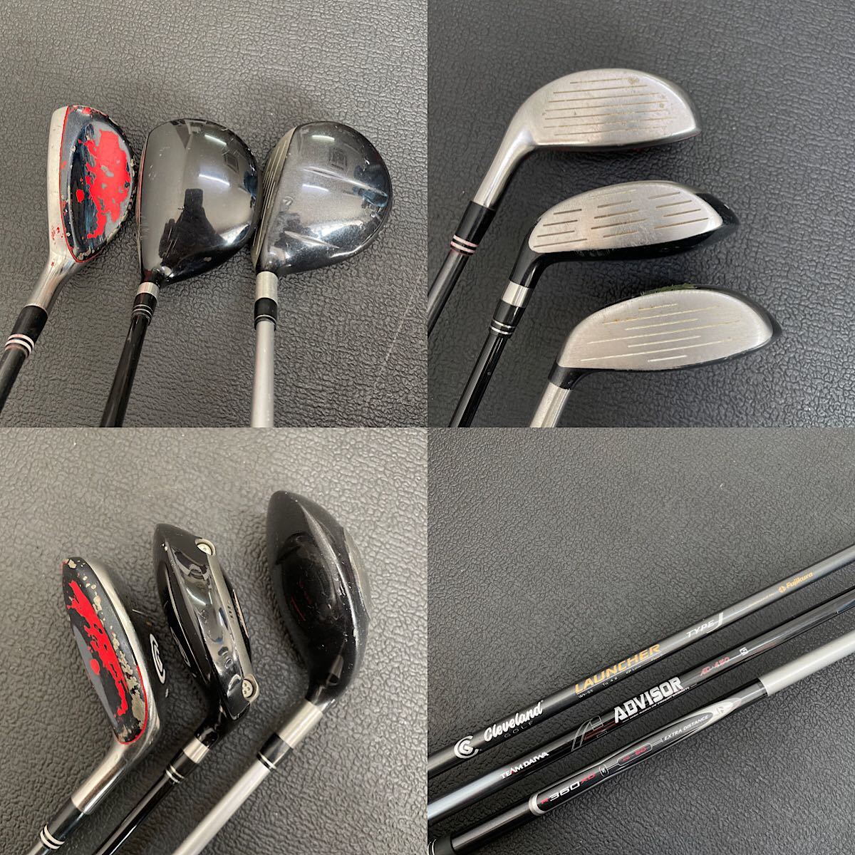 【GF198】格安ゴルフフルセット☆TAYLORMADE テーラーメイド☆R9 BURNER☆メンズゴルフセット(FLUX：S)☆キャディーバッグ_画像7