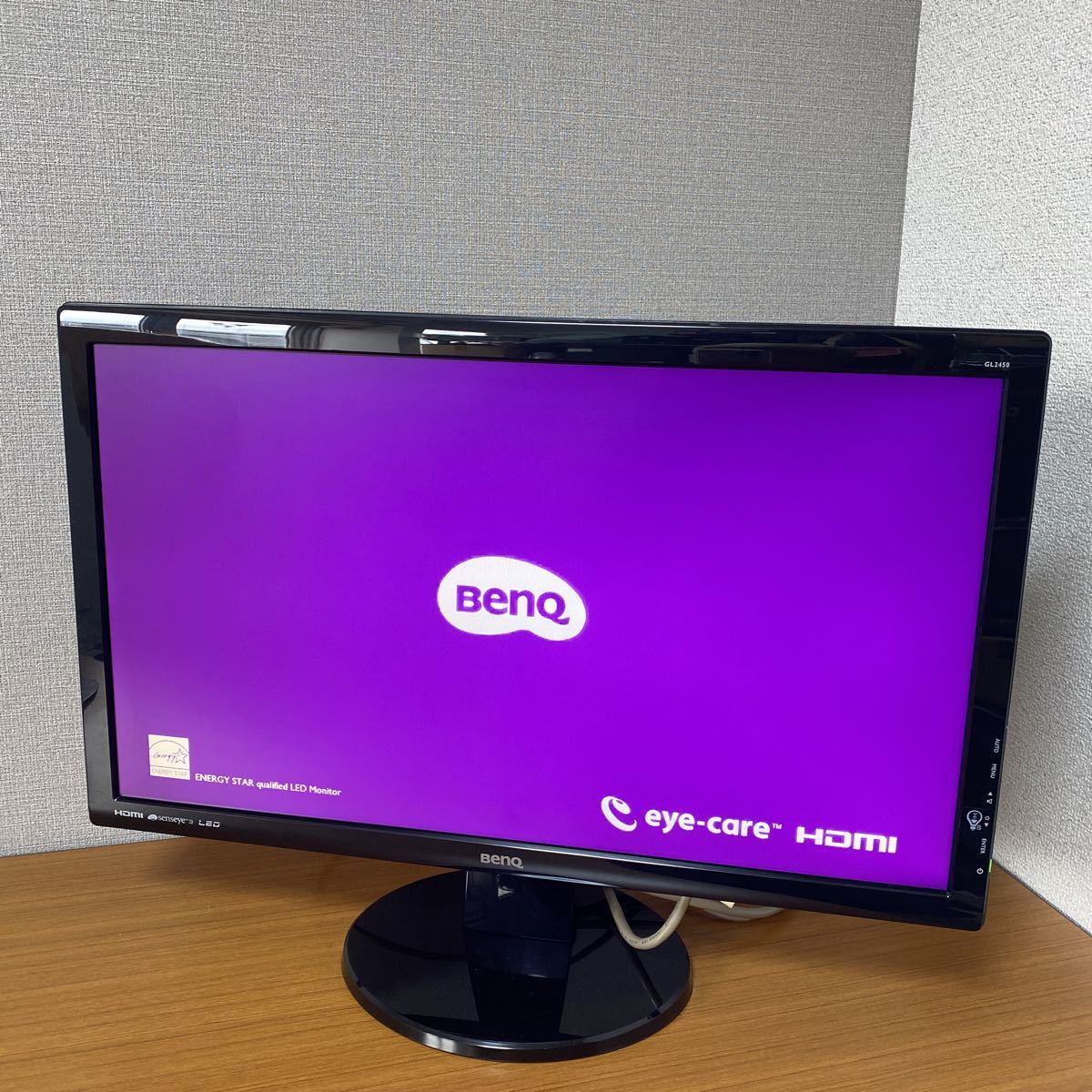 今日の超目玉】 BenQ HDMIケーブル他付属 中古品/動作確認済 24インチ