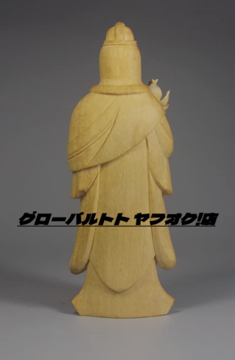 仏像 鬼子母神 木製 彫刻仏像・木彫り仏像・手彫り仏像祈る 厄除け(高さ12.5cm)_画像4