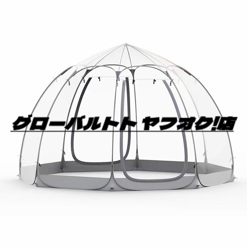 新品登場 雨対策 テントアウトドアテント 防湿アウトドア 星空テント 2.6＊2.6＊2.2 m キャンプビーチ釣りテント 露天 透明