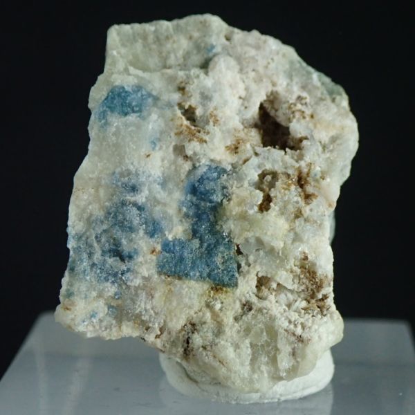スピネル 原石 14g サイズ約23mm×19mm×20mm アメリカ モンタナ州産 anf873 尖晶石 鉱物 天然石 パワーストーン 天然石 ブルー 青_画像4