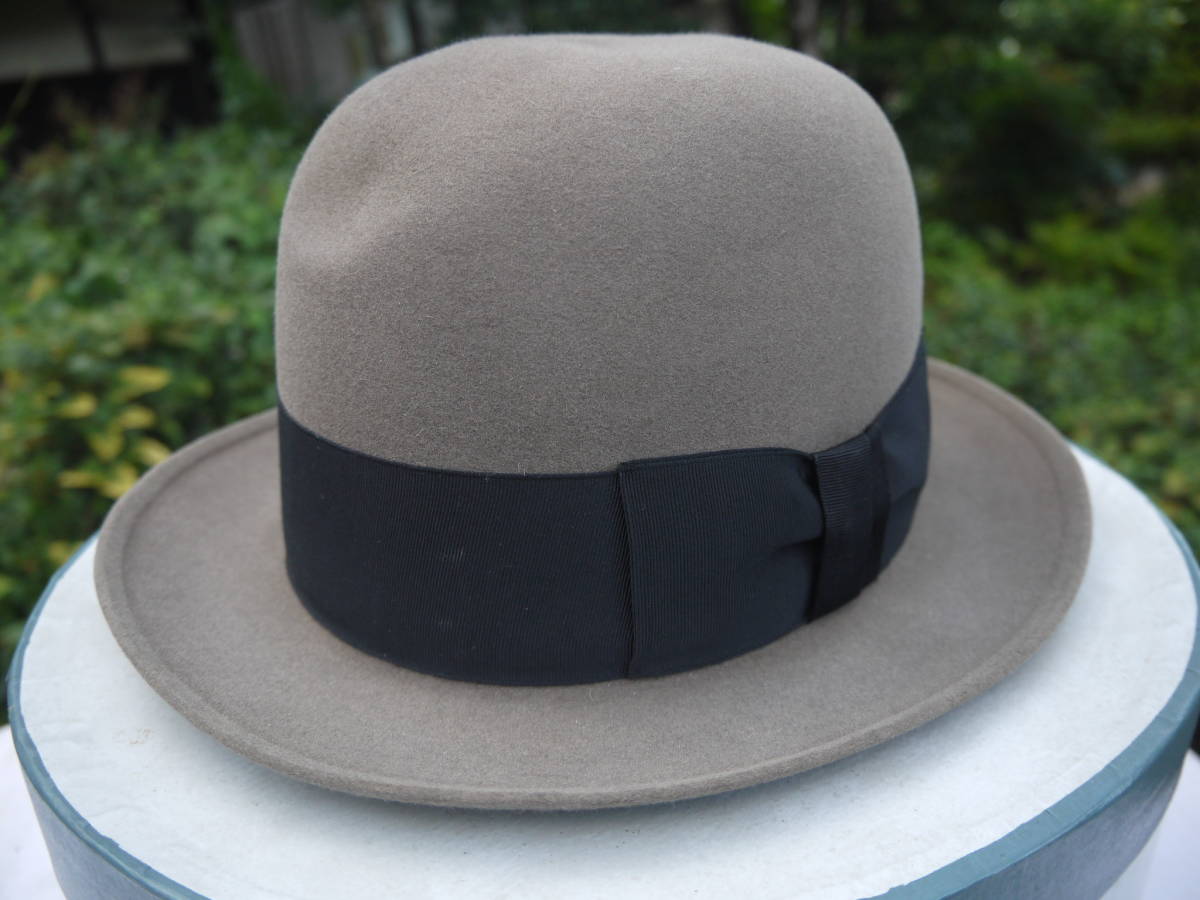 【TS31006】FELT HAT フェルト帽子 USA製 アンティーク/ヴィンテージ_画像2