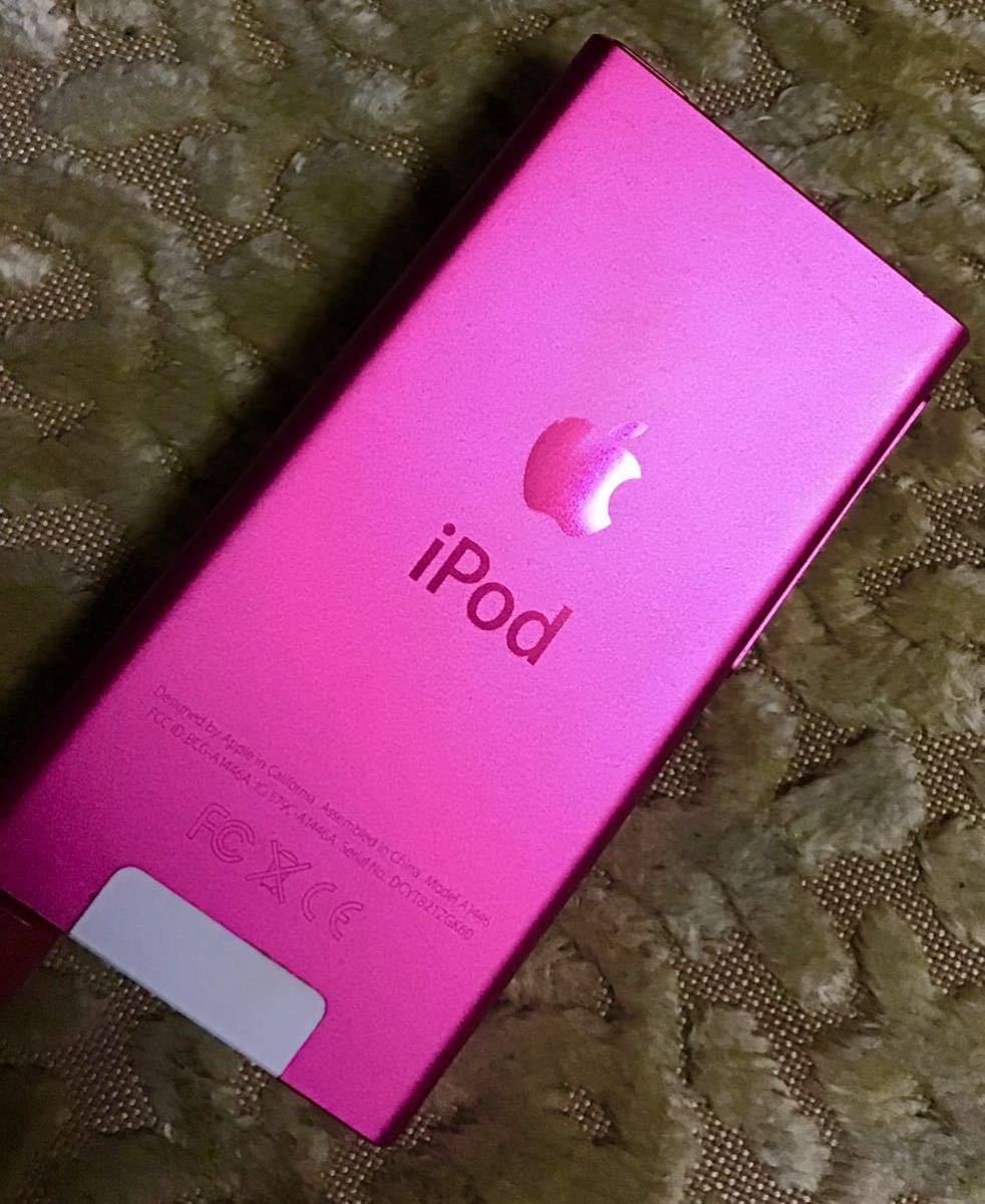美品 iPod nano 第7世代 16GB ピンク MKMV2J/A A1446_画像3