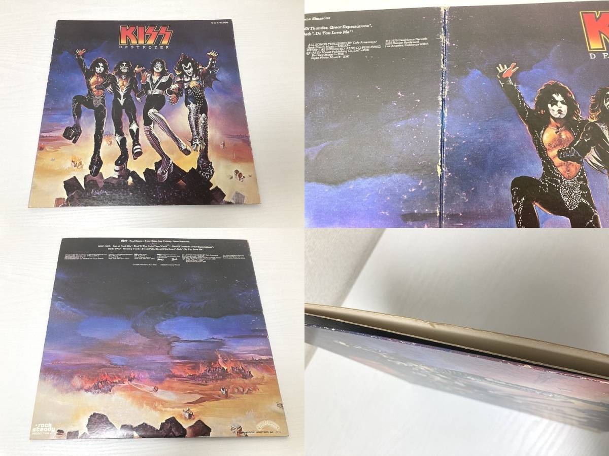 送料込み ■LP KISS ALIVE 地獄の狂獣 キッス・ライブ 2枚組 / Destroyer 地獄の軍団