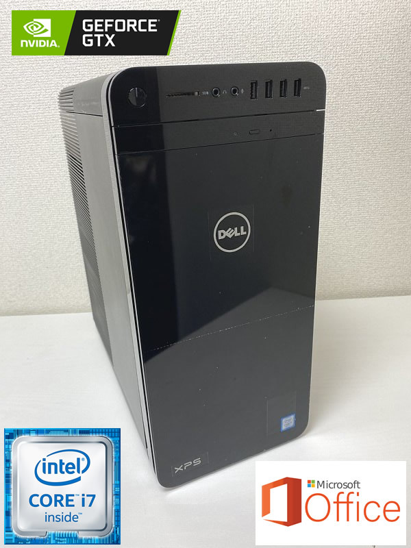 送料無料□Dell XPS 8920 ゲーミングデスクトップPC i7-7700 3.60GHz