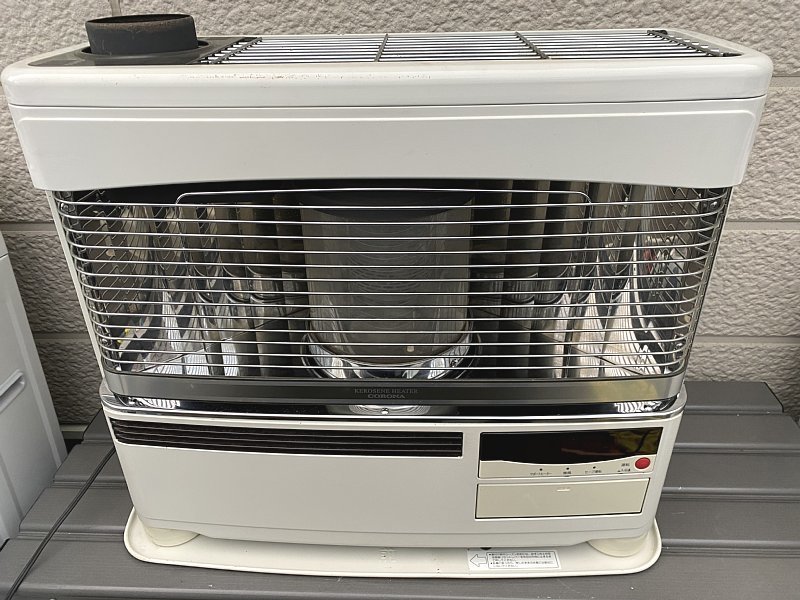 札幌発引取歓迎□現状品 CORONA コロナ 煙突式床暖ストーブ UH-7712PK