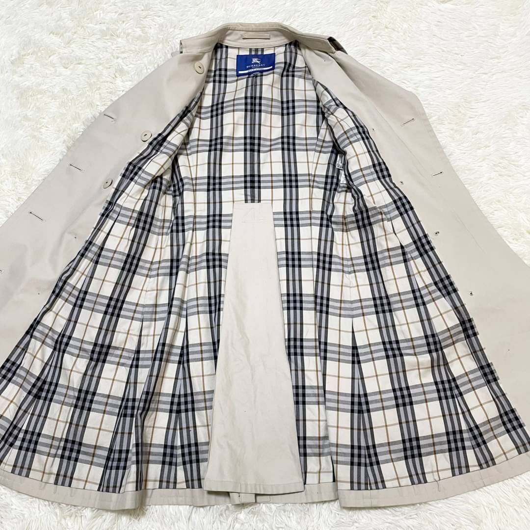 BURBERRY BLUE LABEL【美品】トレンチコート L位 ベージュ バーバリー