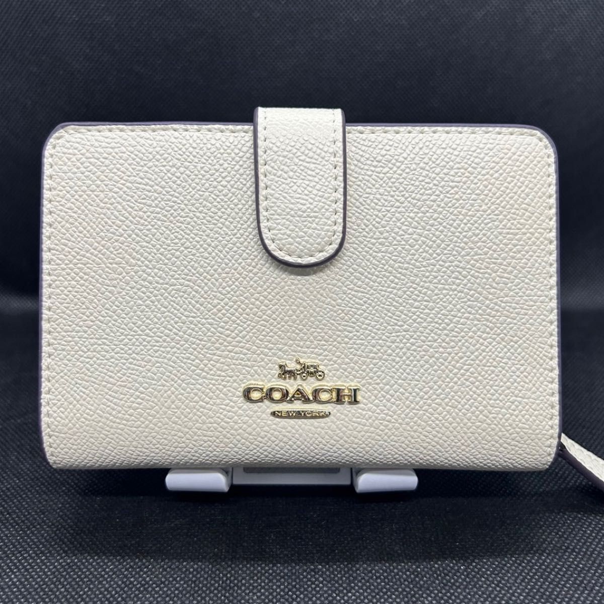 COACH コーチ 二つ折り財布 チョーク ホワイト 白｜Yahoo!フリマ（旧