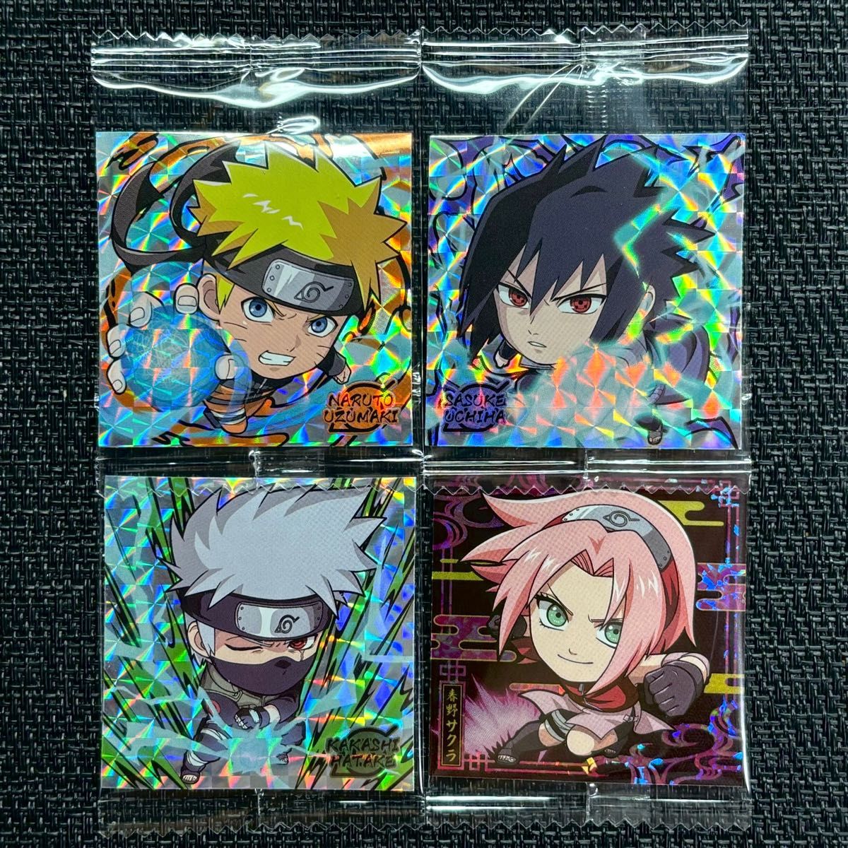 NARUTO 絆 缶バッジ カカシ班 第7班