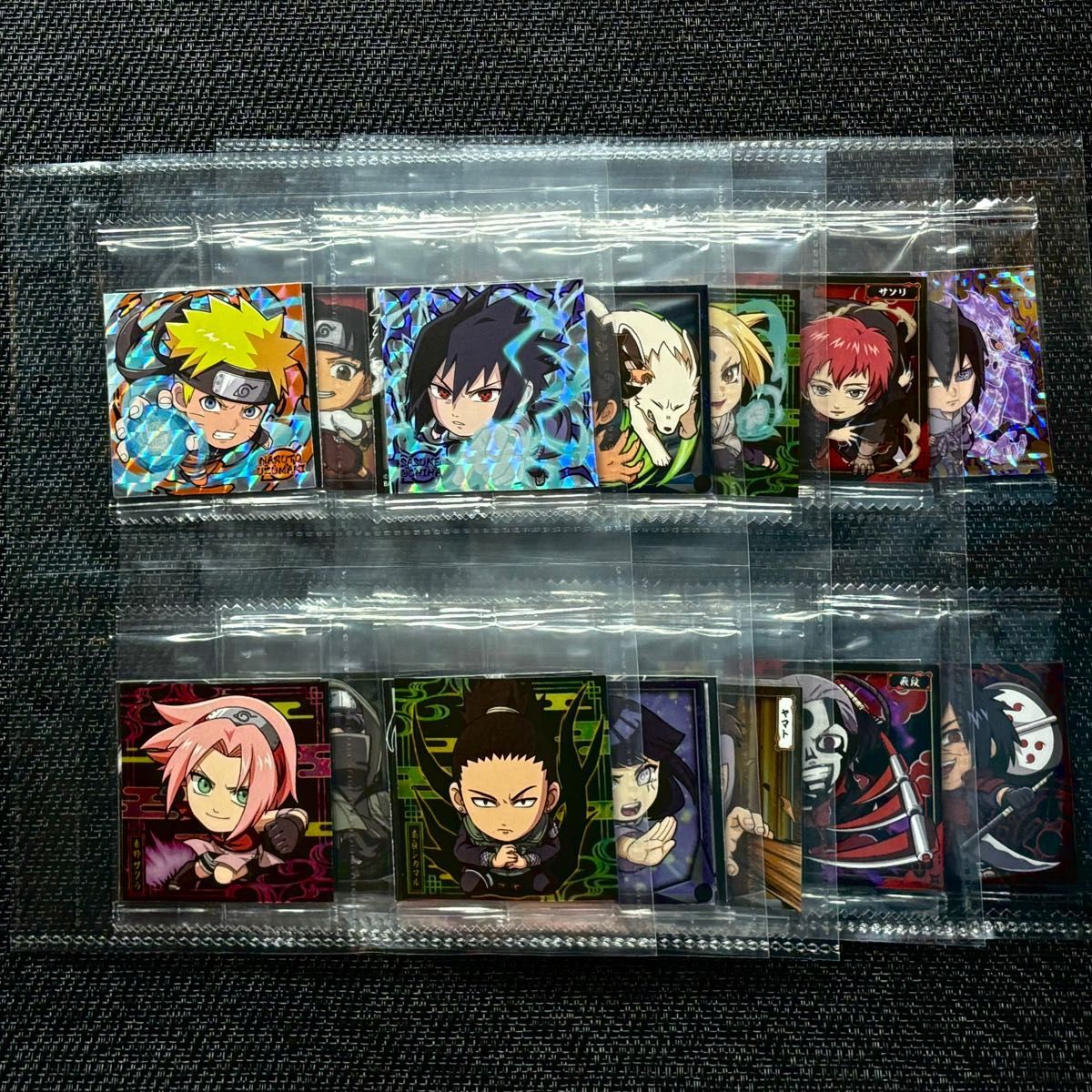 BANDAI - ナルトウエハース サスケcr ナルトcr チャクラレア