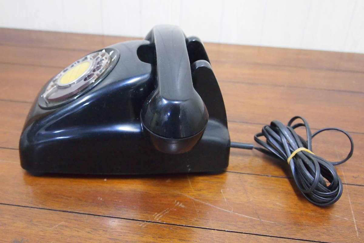  secondhand goods * Japan electro- confidence telephone corporation *600-A2CL* black telephone *202SS-F9905