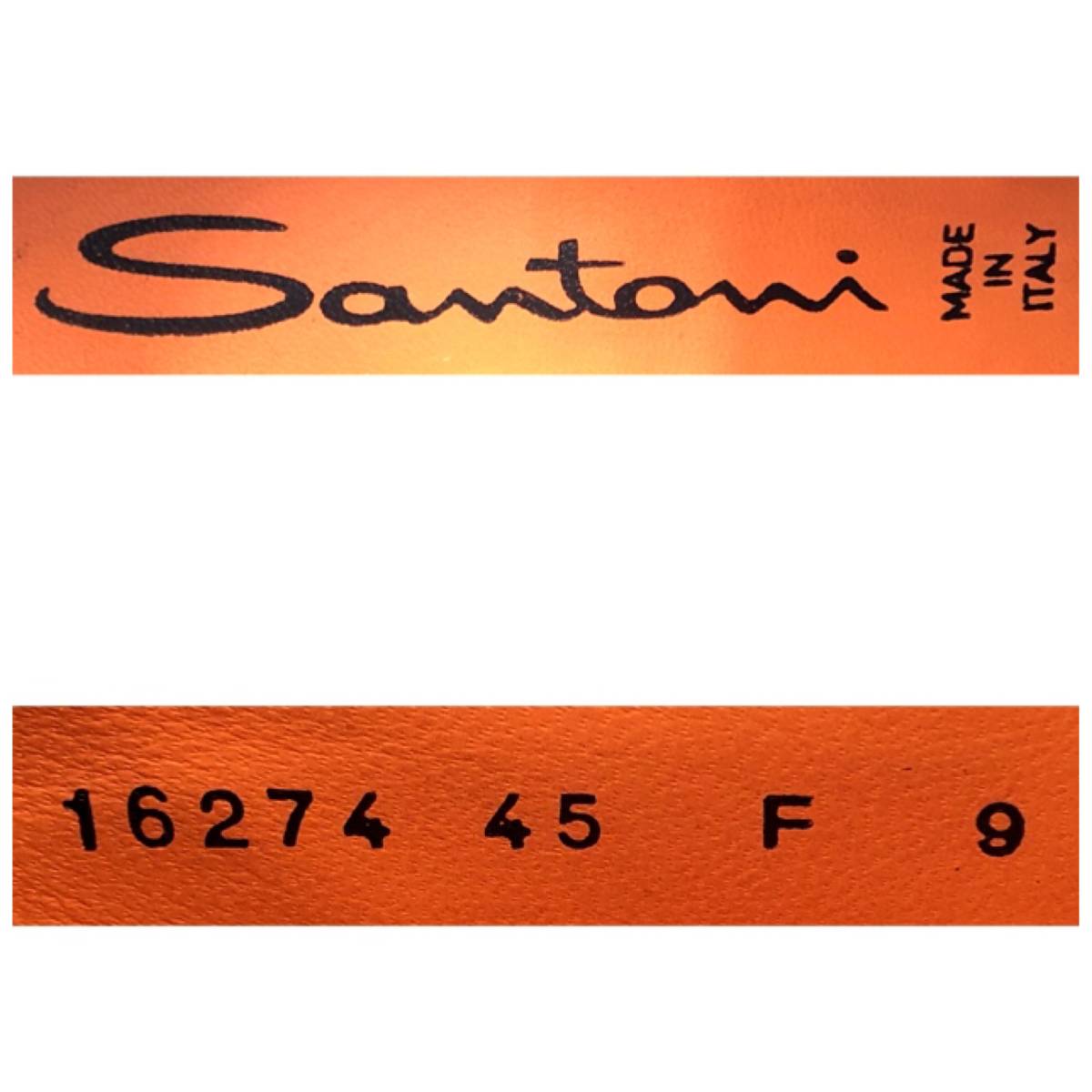 即決 未使用 SANTONI サントーニ 27cm 9 16274 メンズ レザーシューズ
