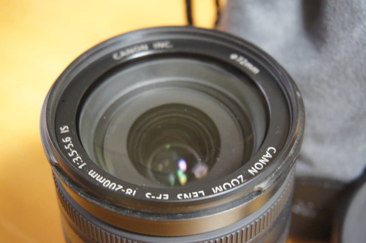 美品　キャノン　EF-Sレンズ　18-200mm　F3.5-5.6　IS　Canon キヤノン　純正レンズフードつき　APS-C_画像4