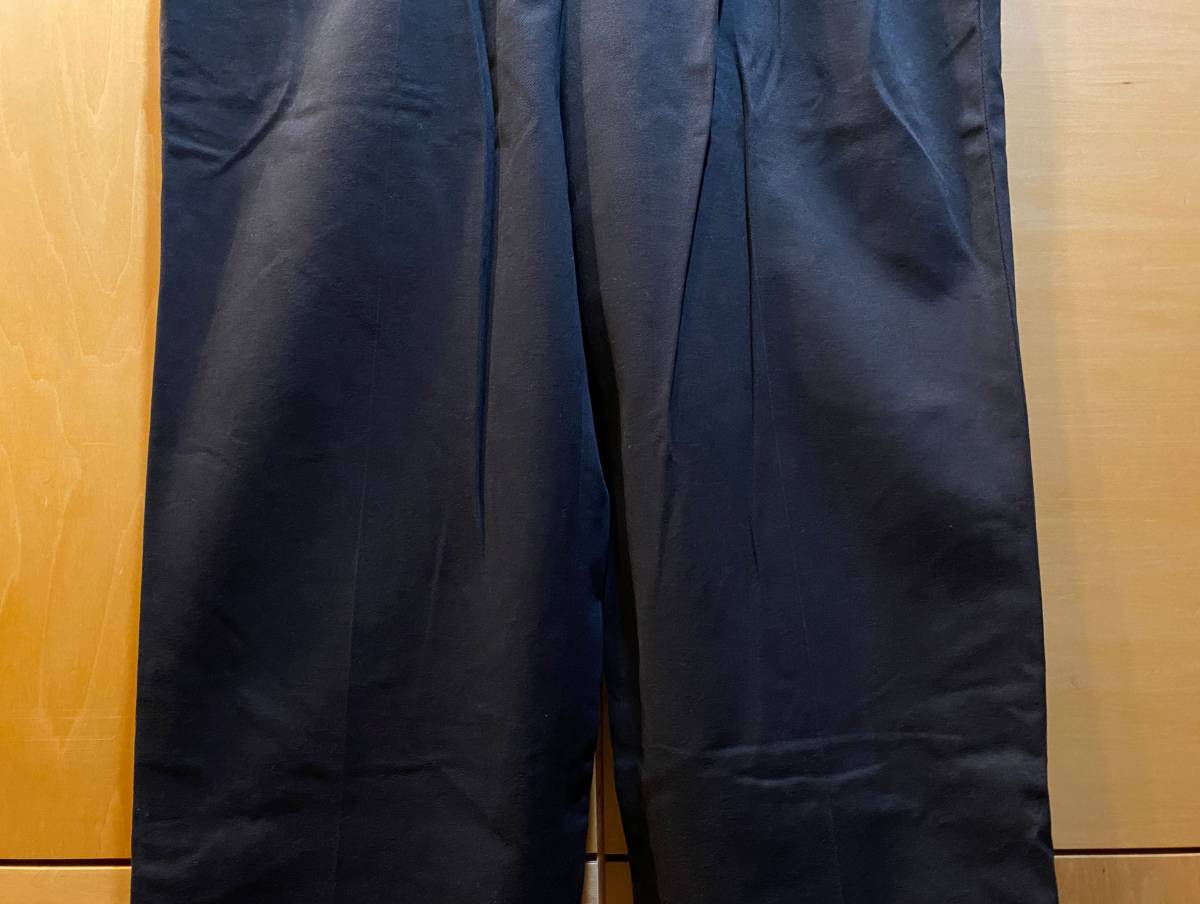 古着 BROOKS BROTHERS タック パンツ 黒 ADVANTAGE CHINO 32 ELLIOT エリオット ブルックスブラザーズ チノ_画像3