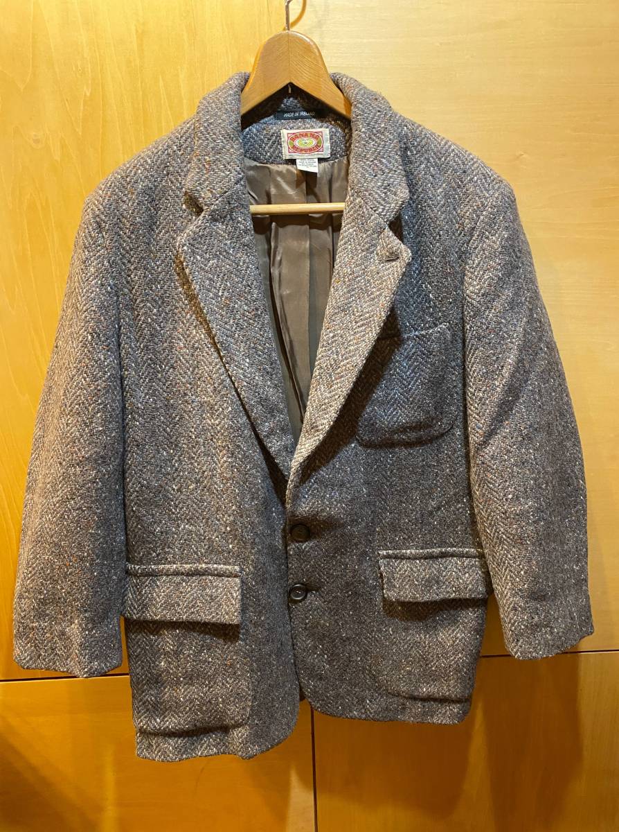 BANANA REPUBLIC ビンテージ テーラードジャケット ブレザー ツイード アイルランド製 DONEGAL TWEED バナナリパブリック バナリパ