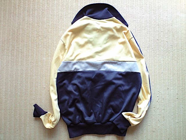 即決 80s vintage adidas made in England オリジナルス復刻 柔道ジャージ 元ネタ ジャージ クリーム ネイビー OPTI 174 ventex 西ドイツの画像2