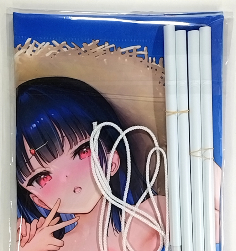 MIGNON WORKS mignon展 Girls Collection 会場限定 B2タペストリー いちご&後輩ちゃん / 正規品 新品未開封 送料無料