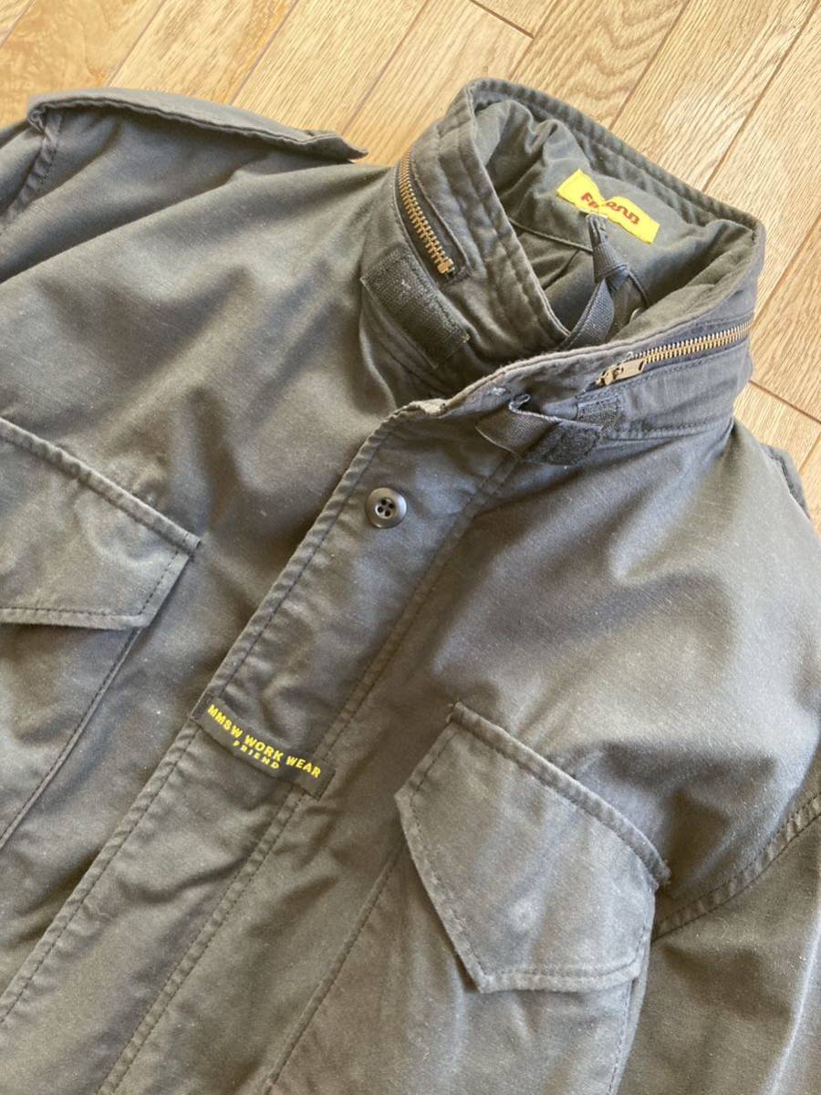 MMSW WORK WEAR M-65フィールドジャケット ブラック USA製 ネペンテス ALPHA_画像2