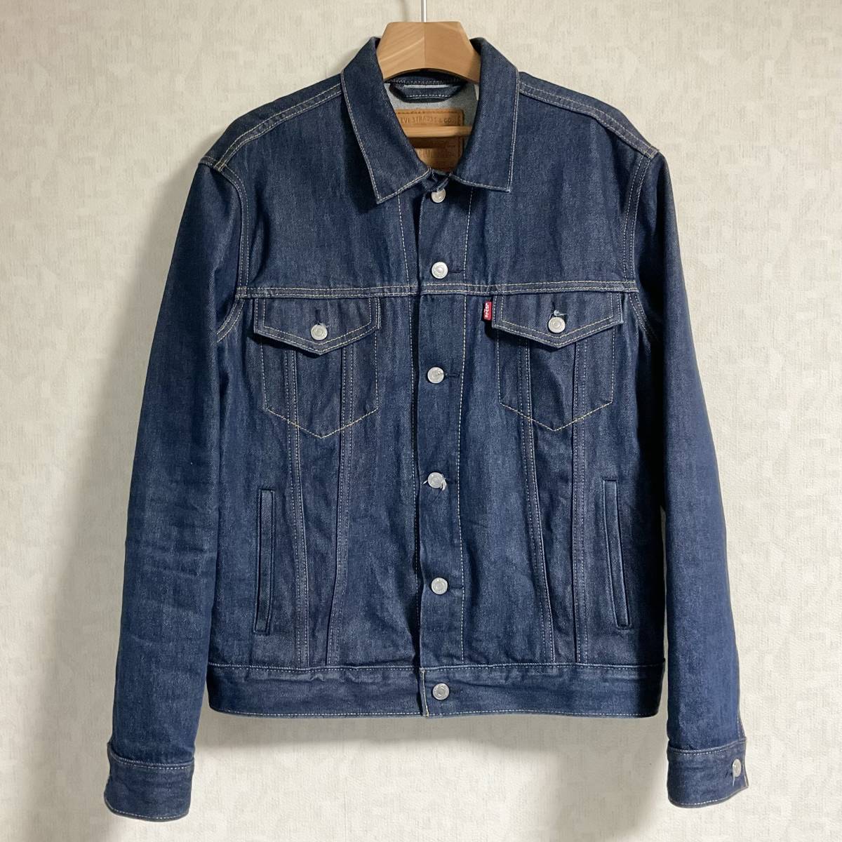 Levi's　トラッカー・ジャケット　サイズM/コットン/アルミ・ボタン　※縫製一部不良　　　M118