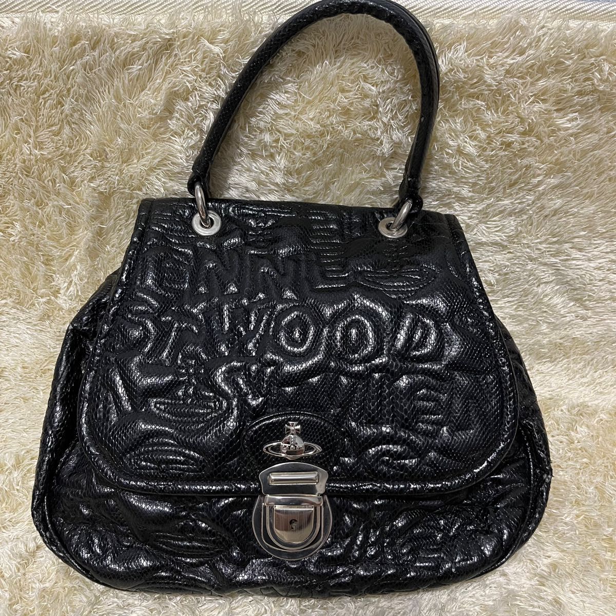 vivienne westwood ヴィヴィアンウエストウッド ハンドバッグ パイソン