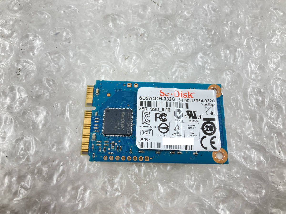 ★SanDisk SDSA4DH-032G SSD 32GB mSATA★　動作品　_画像1