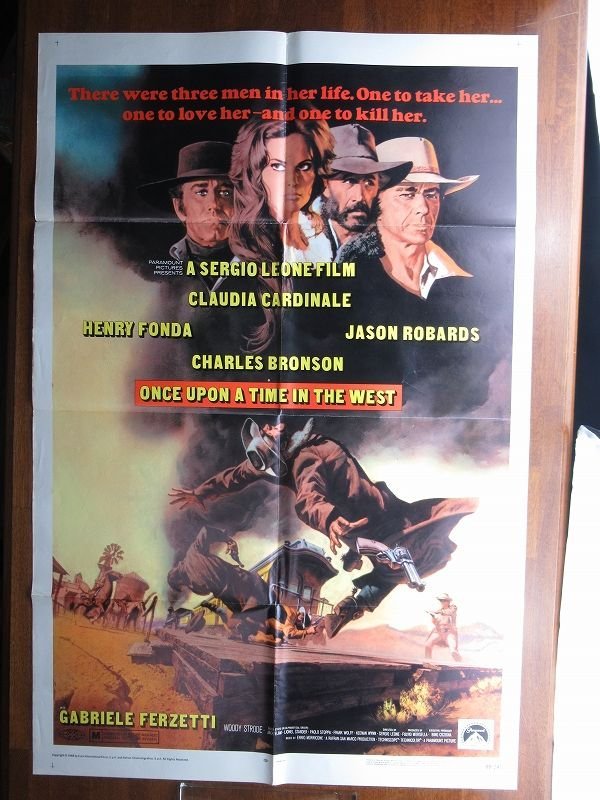 OE1004/US版1sh 映画ポスター【Once Upon a Time in the West 】監督セルジオ・レオーネ/ORG 69/241_画像1