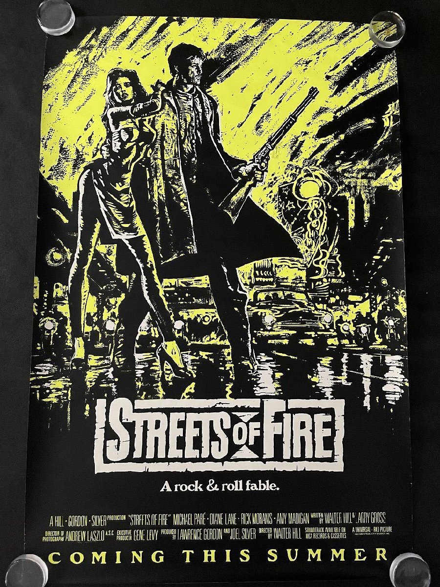 ○P610/US版1sh 映画ポスター 【 Streets of Fire 】 (ストリート