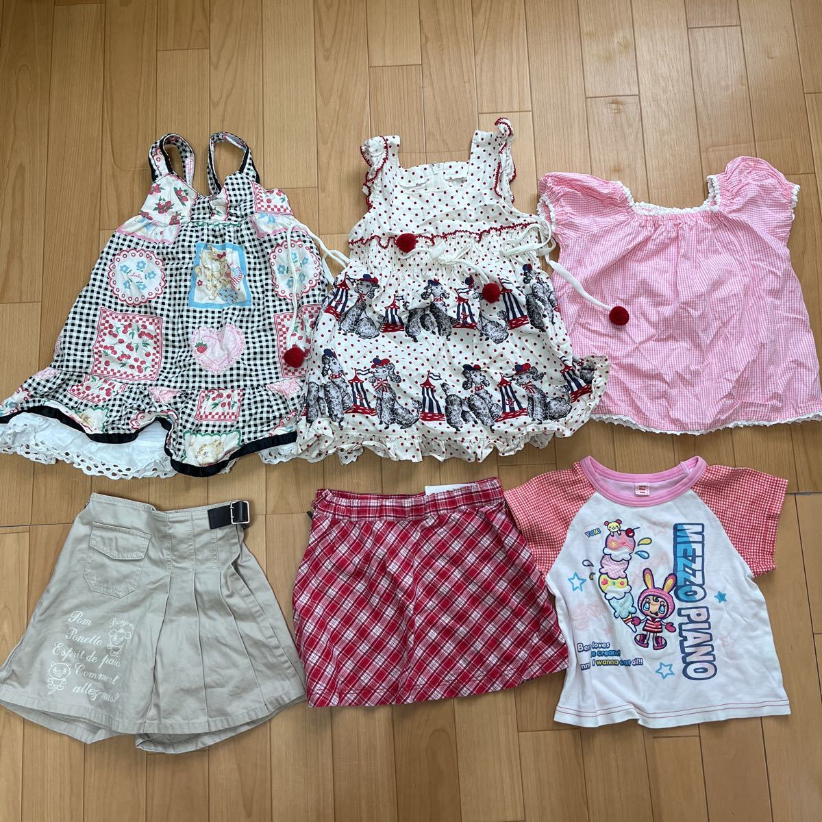 (32)シャーリーテンプル メゾピアノ ポンポネット　ブランド服まとめ売り　サイズ100 女の子_画像1