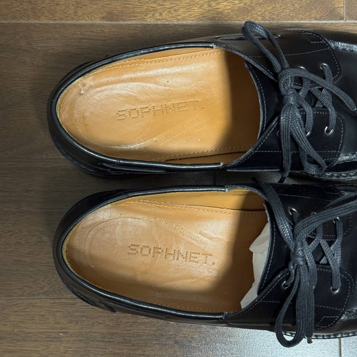 SOPHNET. 2023 SS / LEATHER BOAT SHOES / 26cm / レザー ボートシューズ 革靴 vibram ビブラム  ソフネット